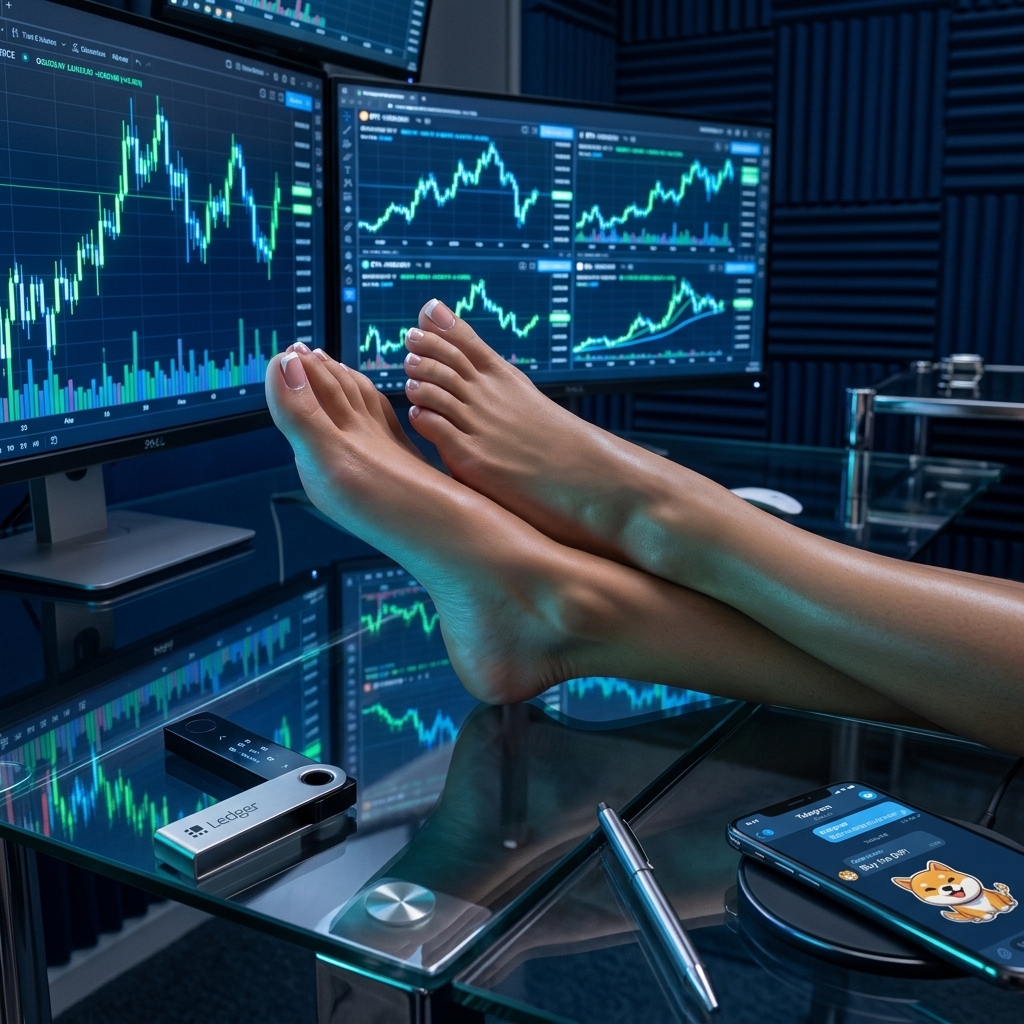 Classy Feet Crypto Aesthetic